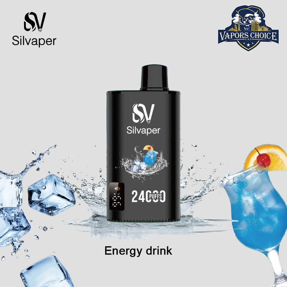 SILVAPER 24000 PUFFS (20mg) - DISPOSABLE VAPE Energy Drink UAE Dubai
